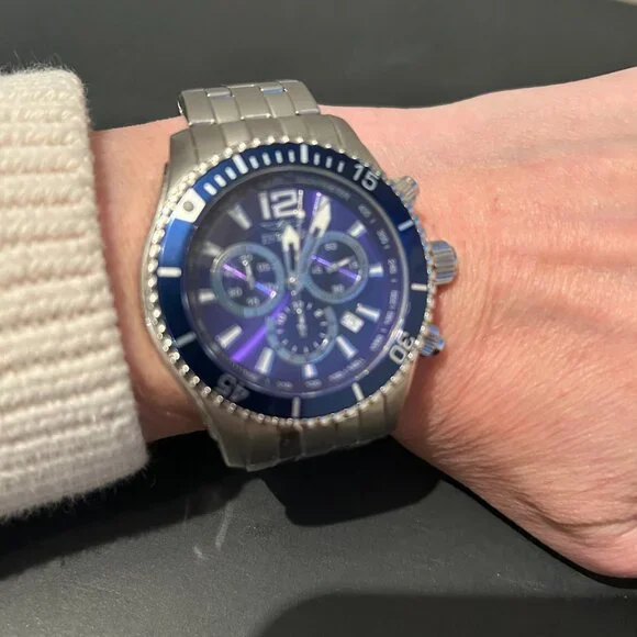 Invicta Specialty Collection Chronograph – Stainless Steel • Blue Dial (Like New